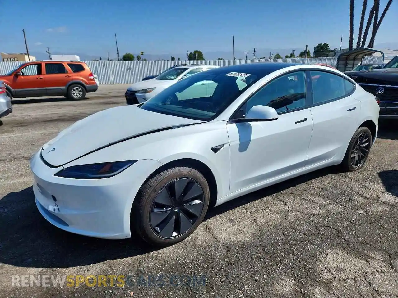 1 Photograph of a damaged car 5YJ3E1EA2SF006036 TESLA MODEL 3 2025
