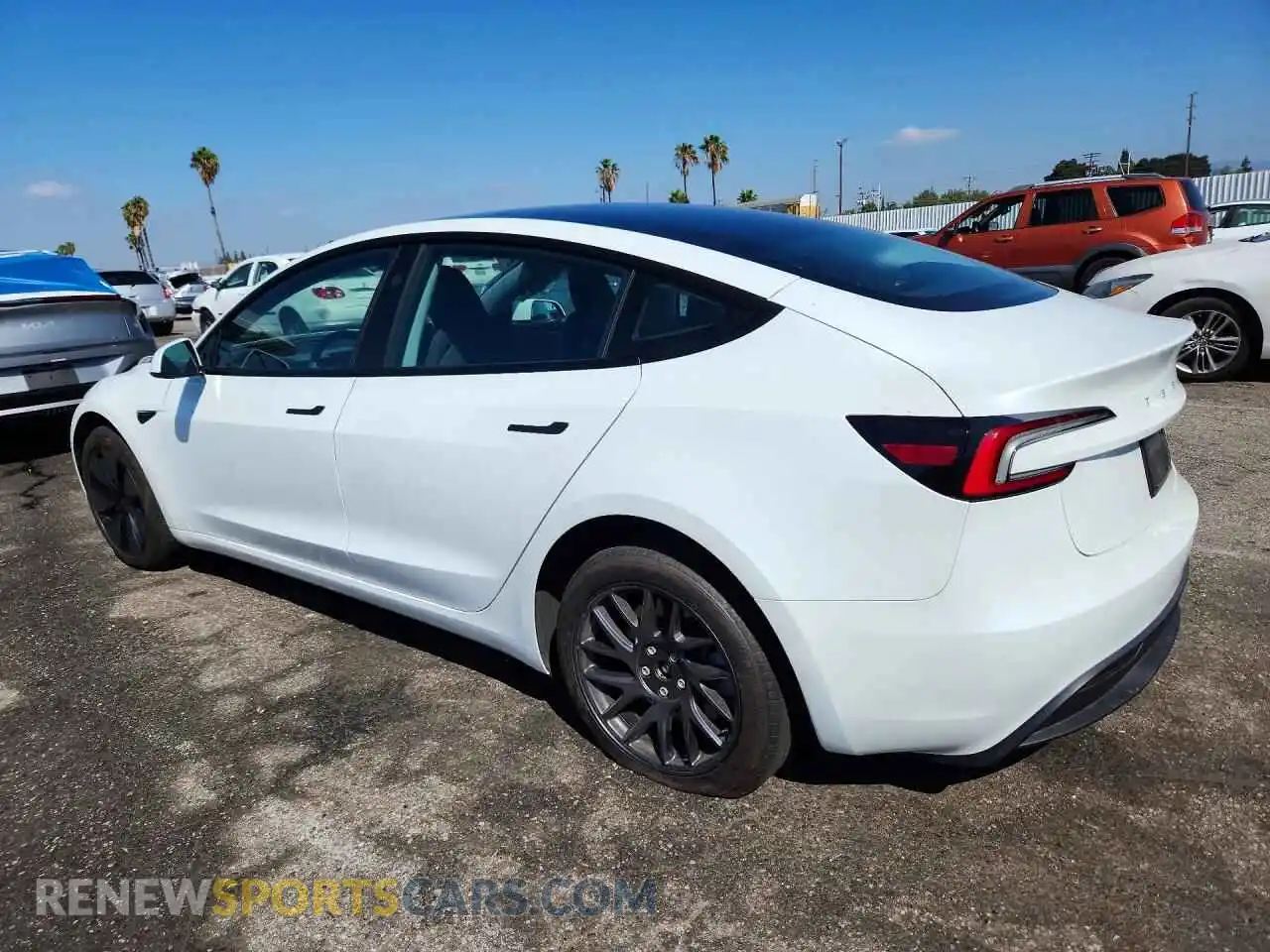 2 Photograph of a damaged car 5YJ3E1EA2SF006036 TESLA MODEL 3 2025