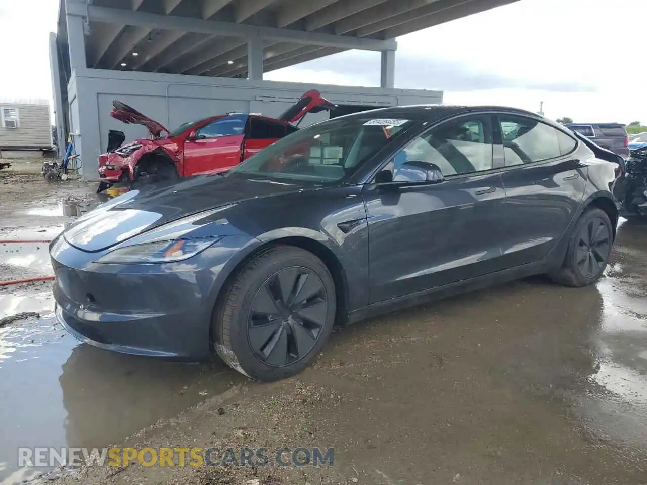 1 Photograph of a damaged car 5YJ3E1EA2SF036508 TESLA MODEL 3 2025