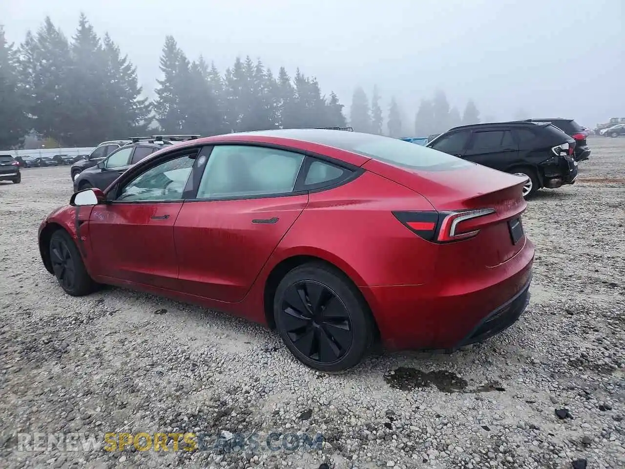2 Photograph of a damaged car 5YJ3E1EA2SF042180 TESLA MODEL 3 2025