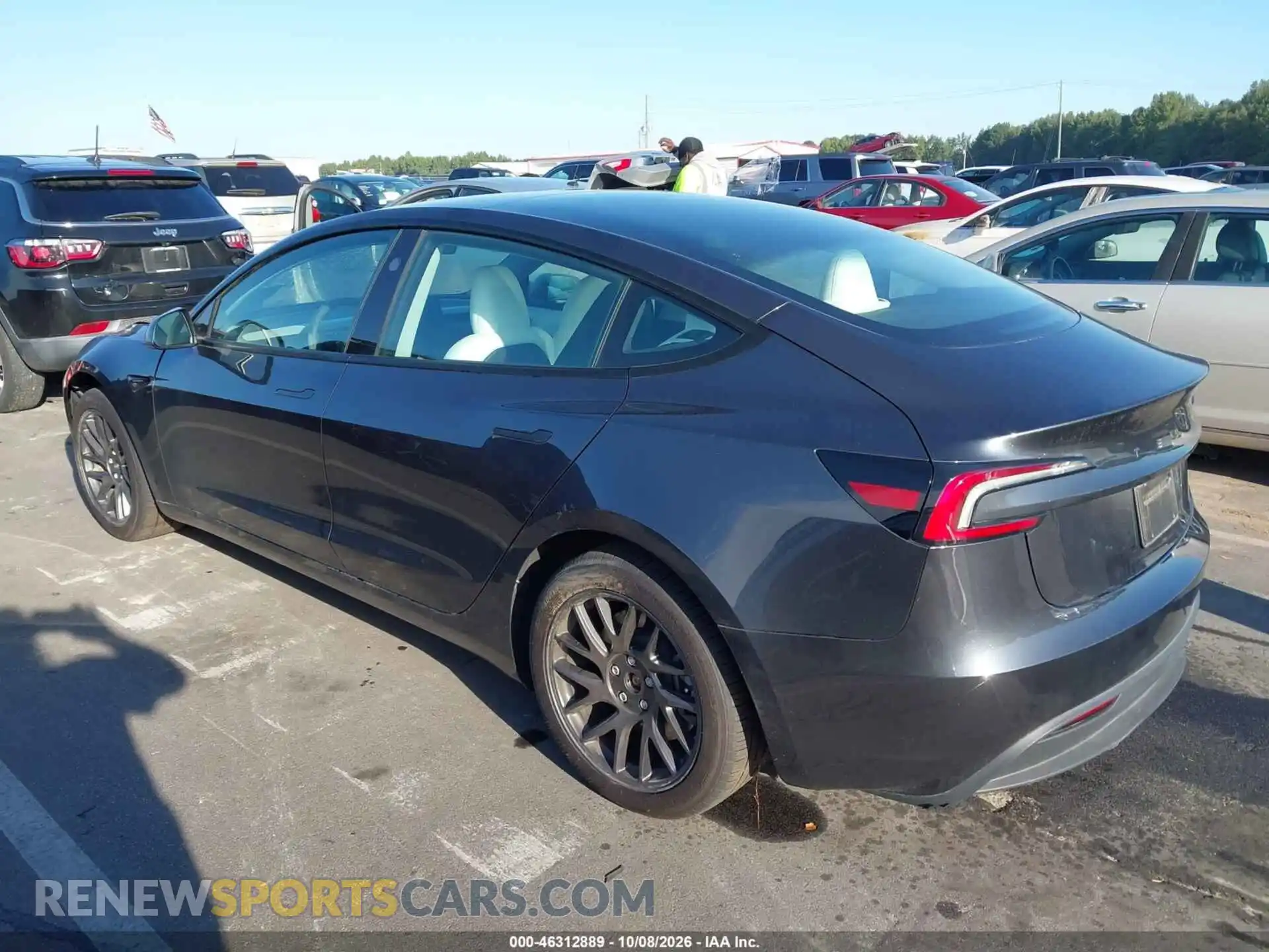 3 Photograph of a damaged car 5YJ3E1EA2SF044592 TESLA MODEL 3 2025