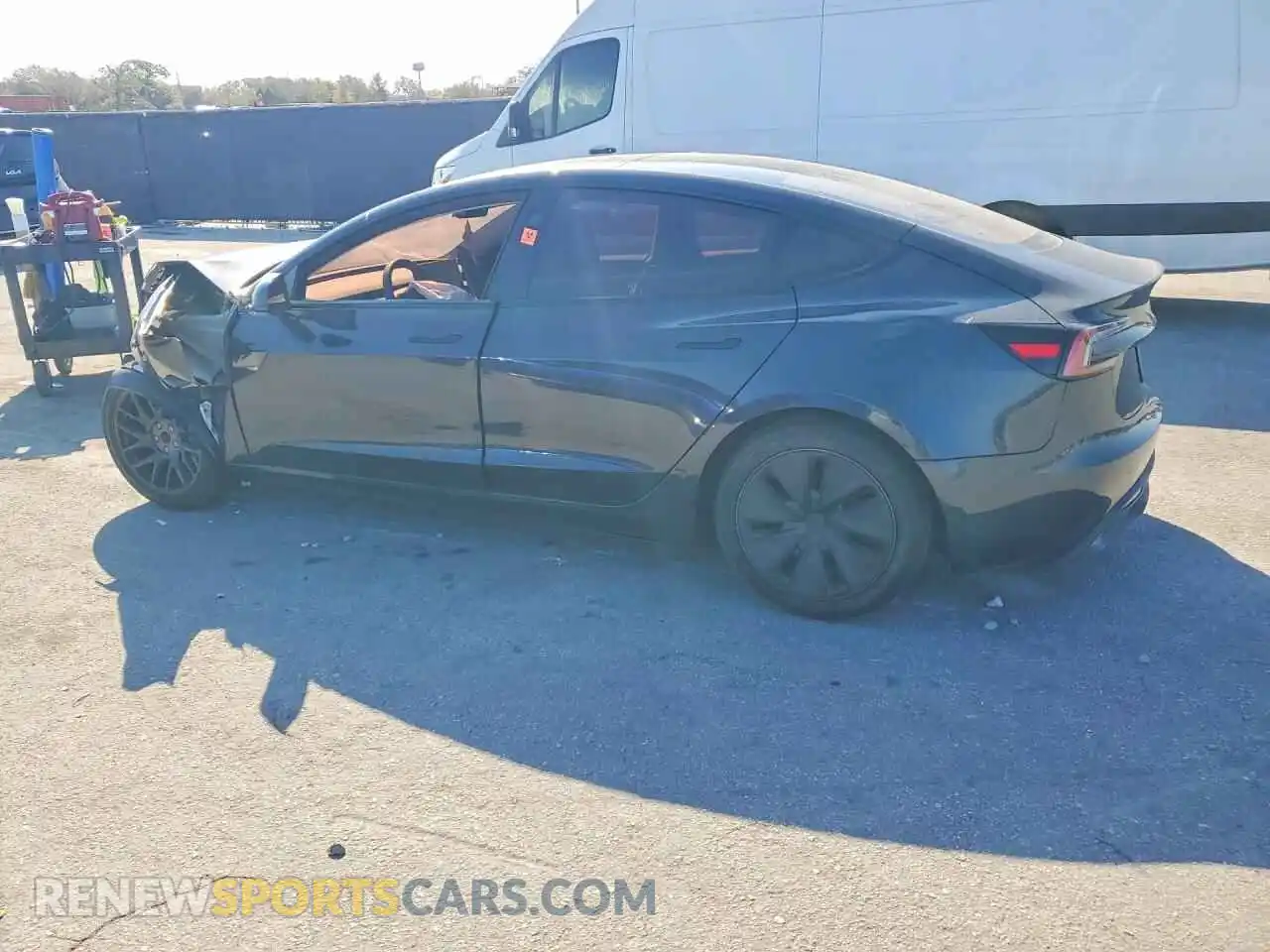 2 Photograph of a damaged car 5YJ3E1EA2SF058766 TESLA MODEL 3 2025