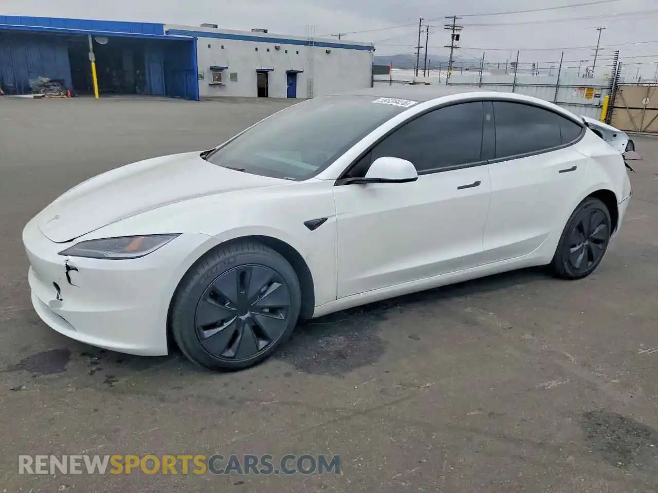 1 Photograph of a damaged car 5YJ3E1EA2SF077012 TESLA MODEL 3 2025
