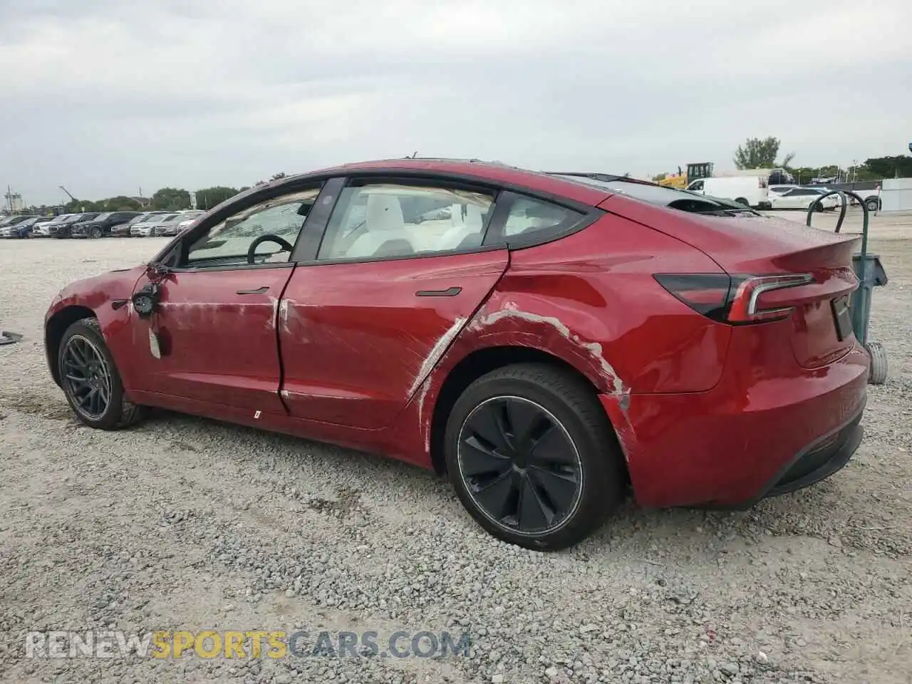 2 Photograph of a damaged car 5YJ3E1EA2SF904586 TESLA MODEL 3 2025