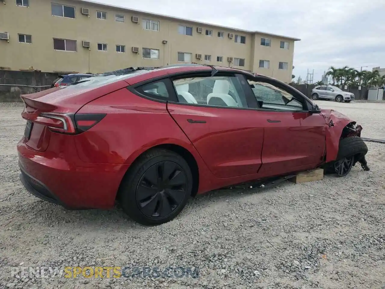 3 Photograph of a damaged car 5YJ3E1EA2SF904586 TESLA MODEL 3 2025