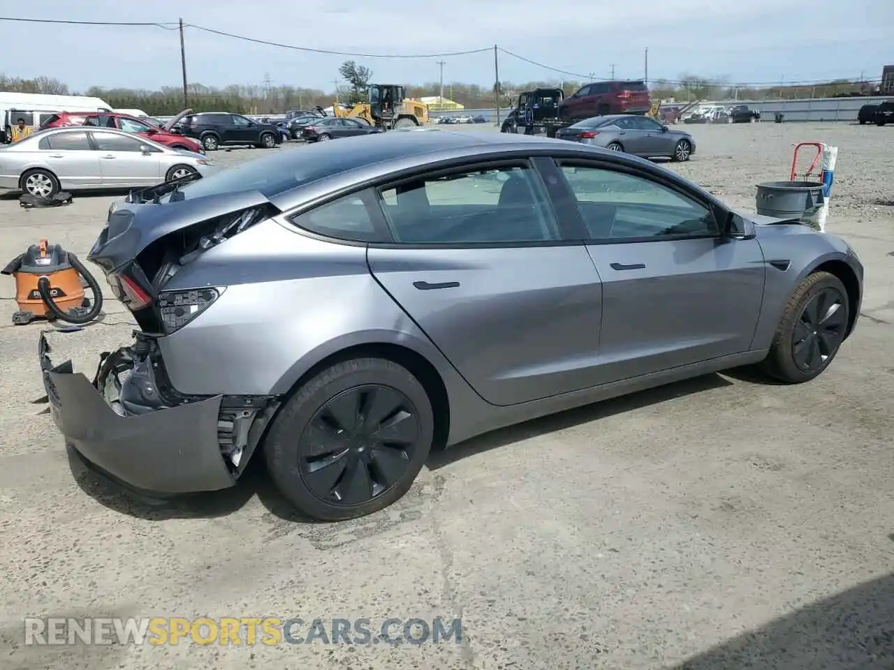 3 Photograph of a damaged car 5YJ3E1EA2SF908413 TESLA MODEL 3 2025