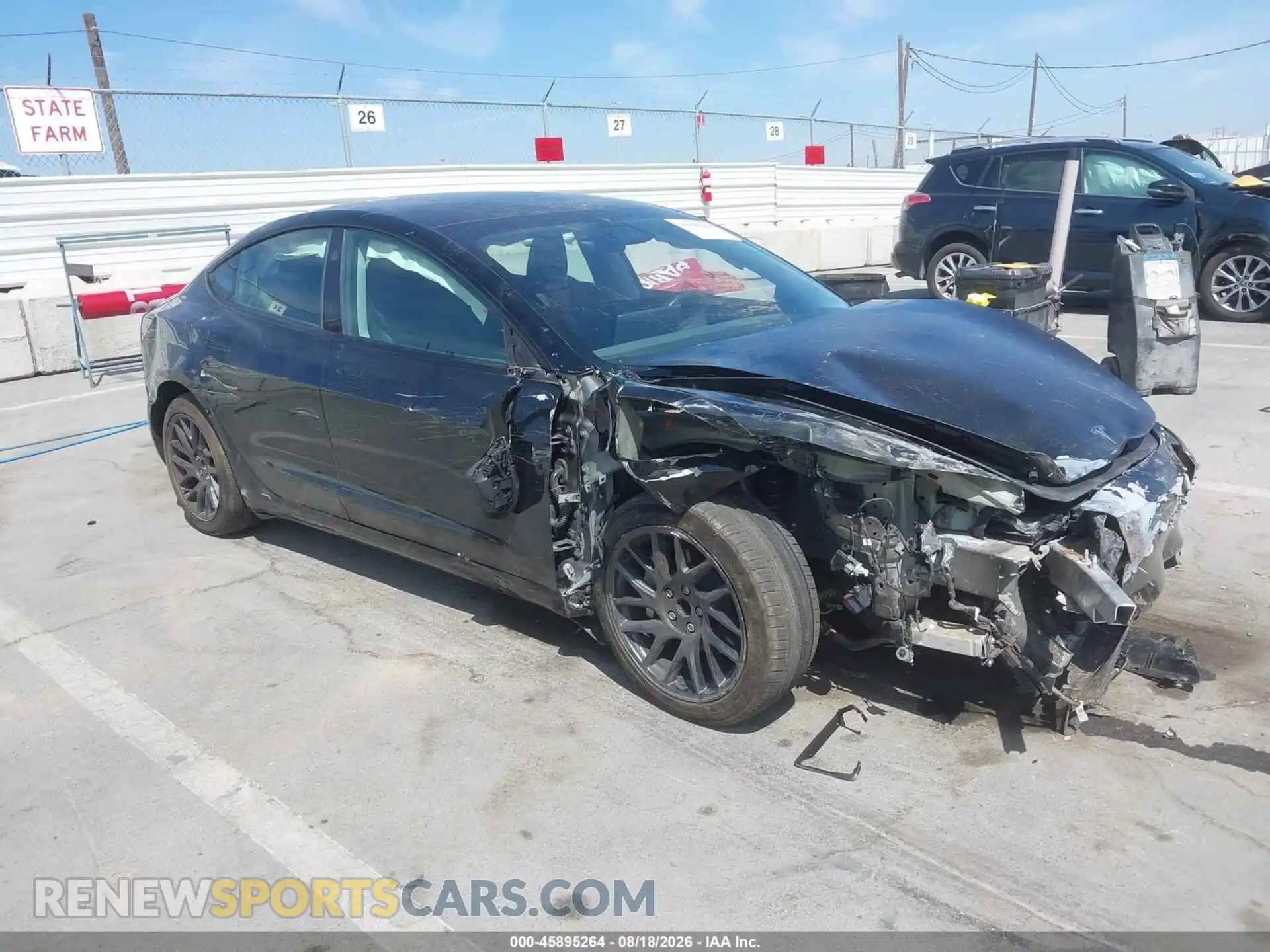 1 Photograph of a damaged car 5YJ3E1EA2SF913269 TESLA MODEL 3 2025