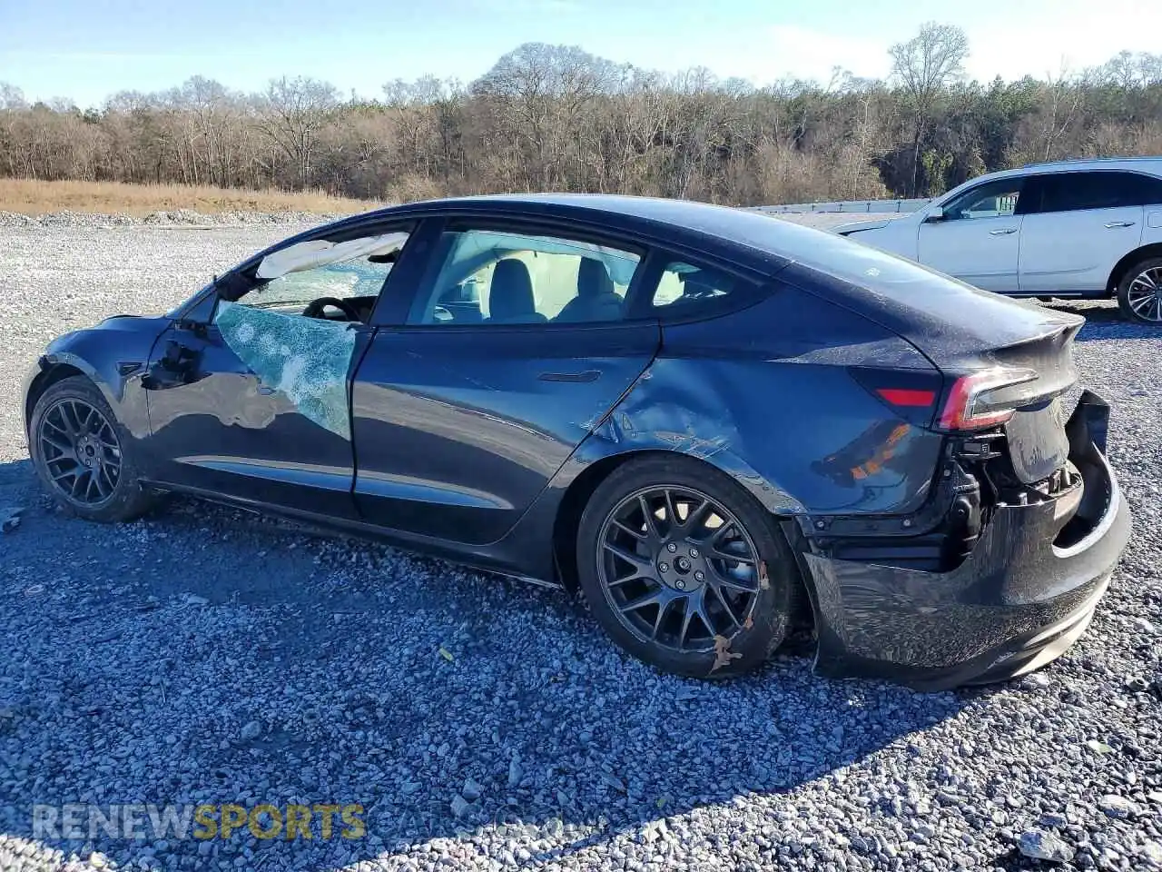 2 fotografías del automóvil dañado 5YJ3E1EA2SF916236 TESLA MODEL 3 2025