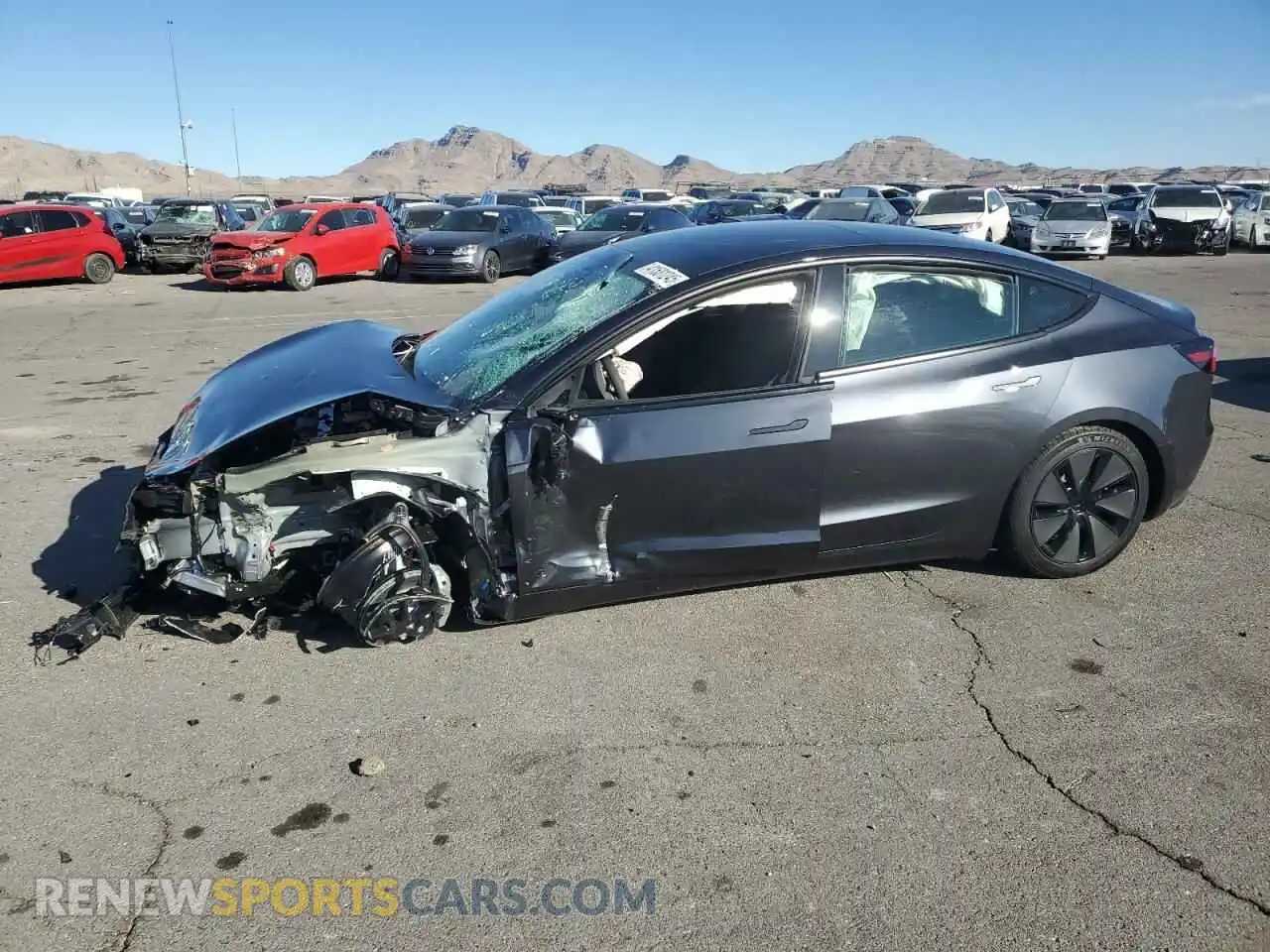 1 Photograph of a damaged car 5YJ3E1EA2SF920979 TESLA MODEL 3 2025
