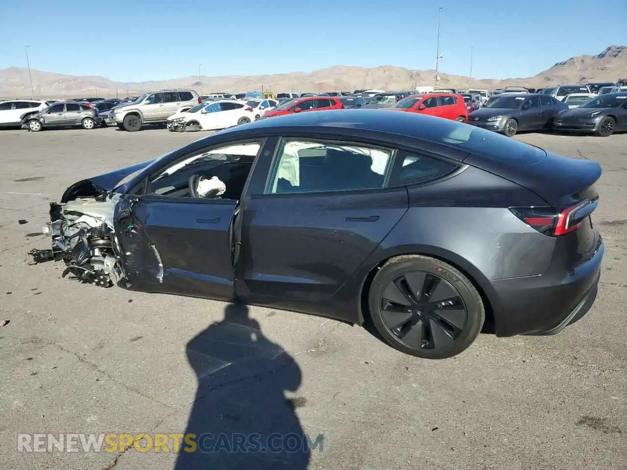 2 Photograph of a damaged car 5YJ3E1EA2SF920979 TESLA MODEL 3 2025