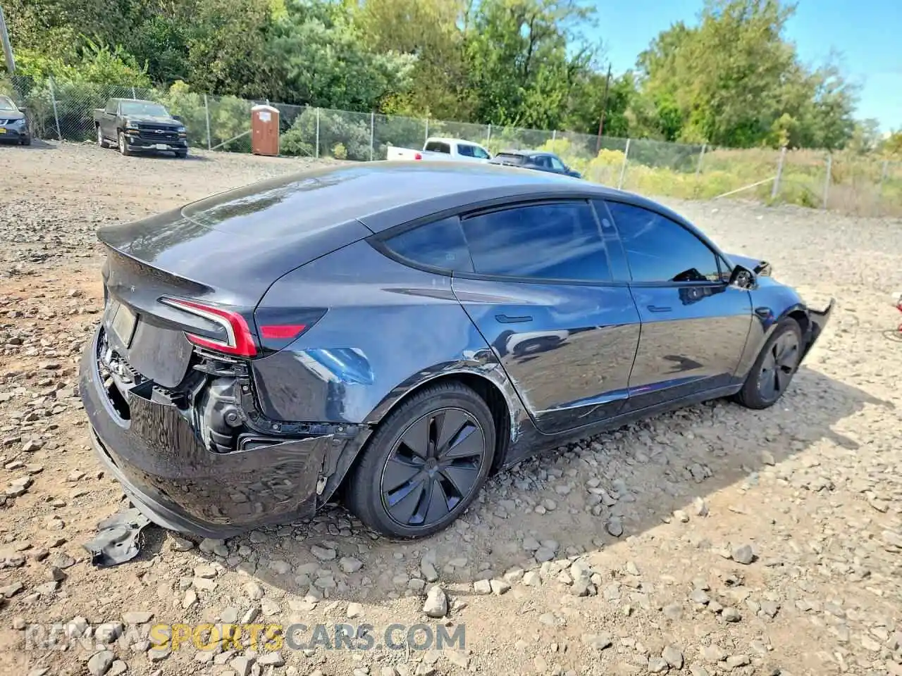 3 Photograph of a damaged car 5YJ3E1EA2SF921050 TESLA MODEL 3 2025