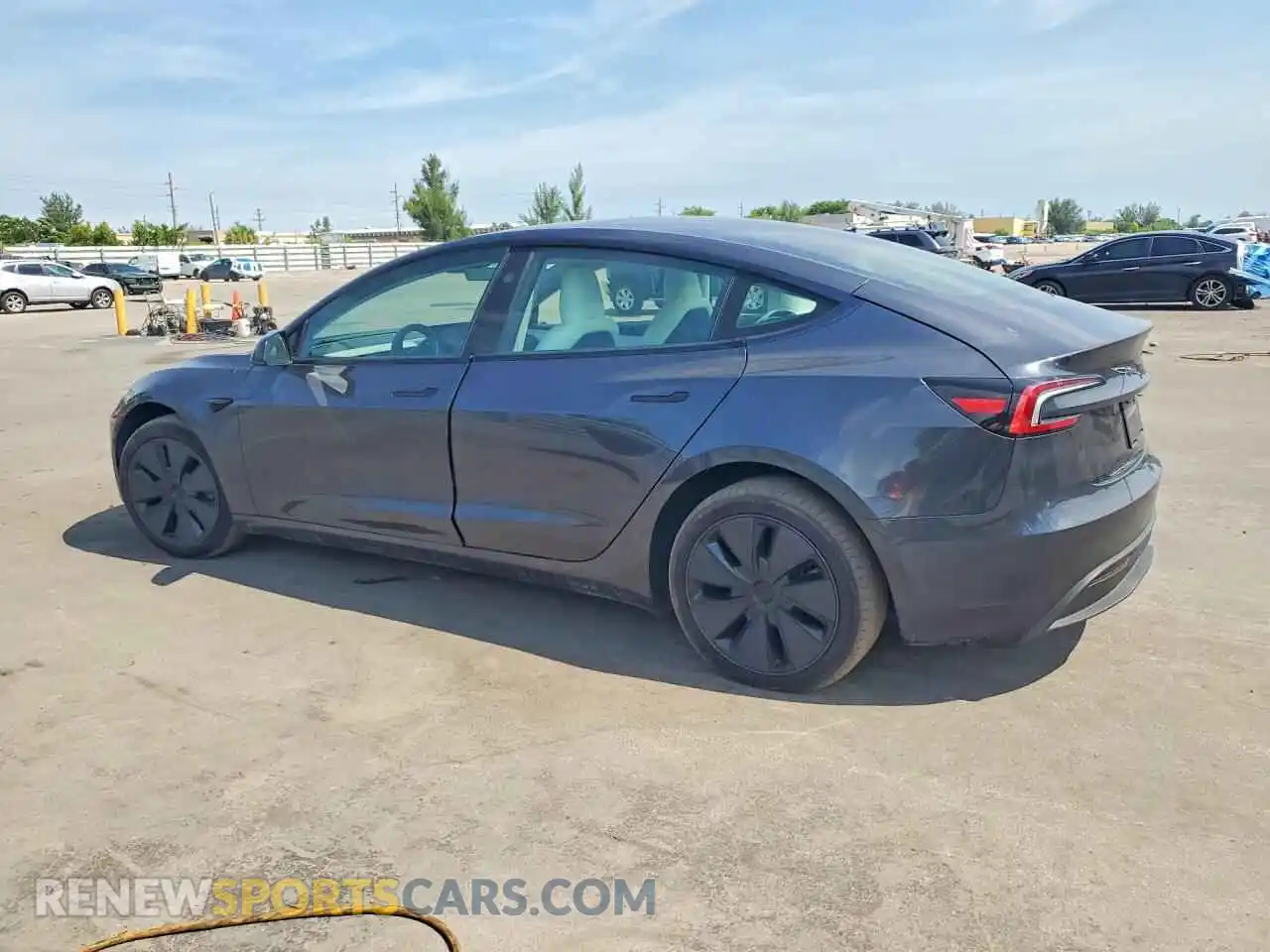 2 Photograph of a damaged car 5YJ3E1EA2SF942738 TESLA MODEL 3 2025