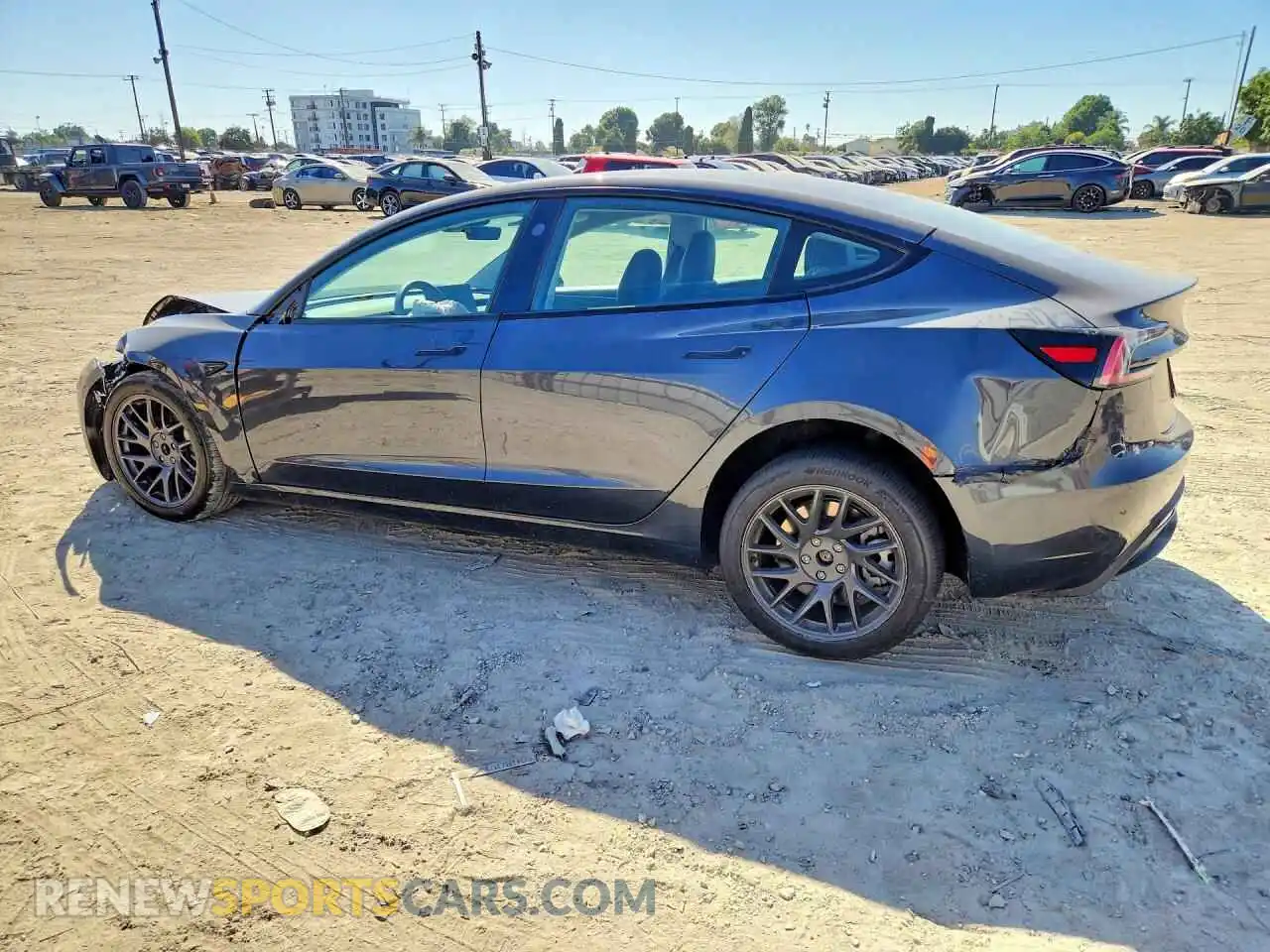 2 Photograph of a damaged car 5YJ3E1EA2SF943095 TESLA MODEL 3 2025