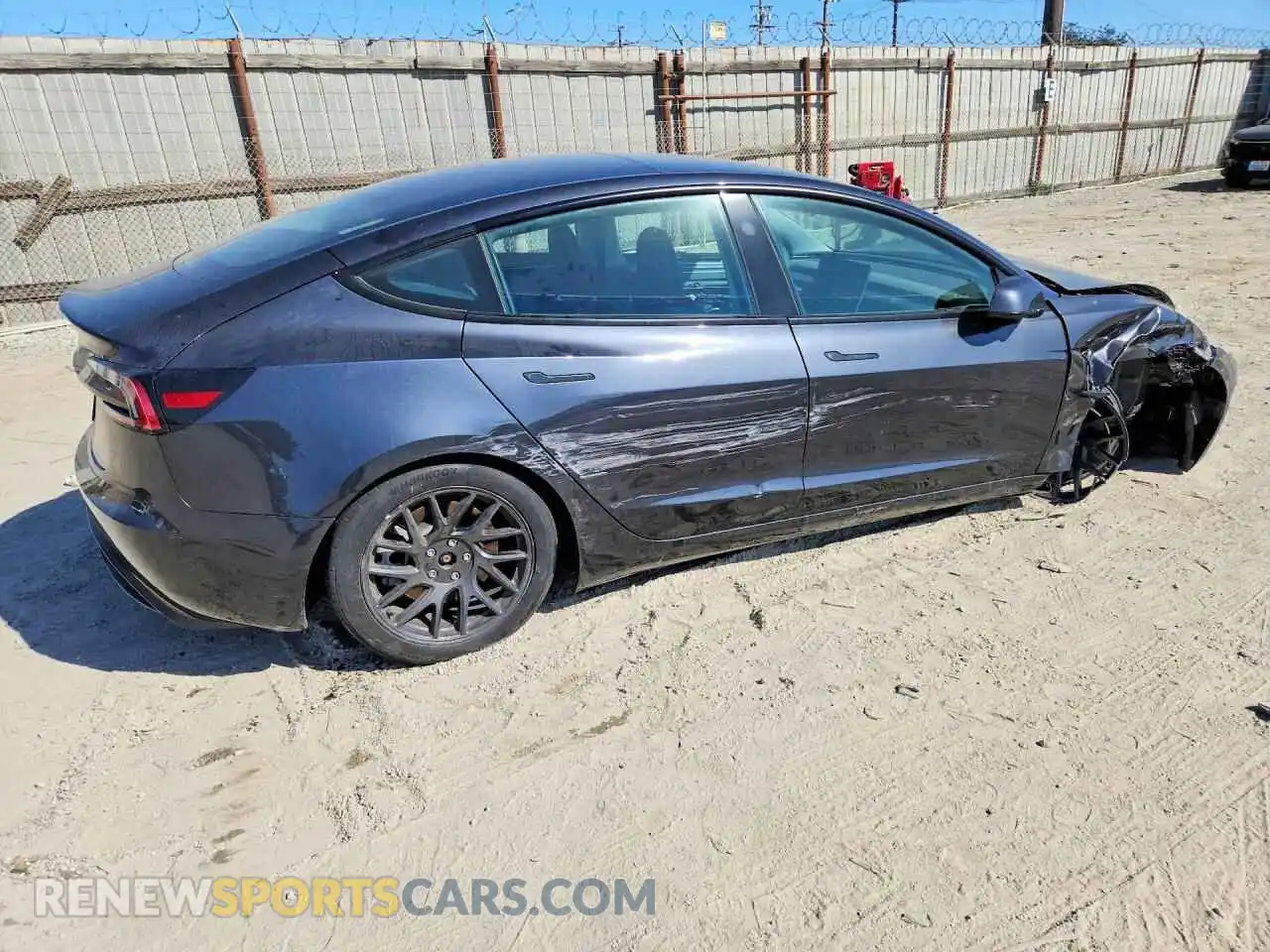 3 Photograph of a damaged car 5YJ3E1EA2SF943095 TESLA MODEL 3 2025
