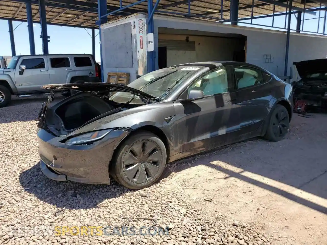 1 Photograph of a damaged car 5YJ3E1EA2SF981183 TESLA MODEL 3 2025