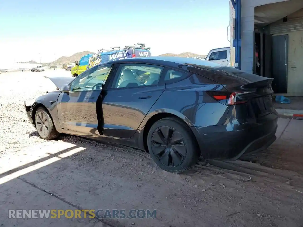 2 Photograph of a damaged car 5YJ3E1EA2SF981183 TESLA MODEL 3 2025