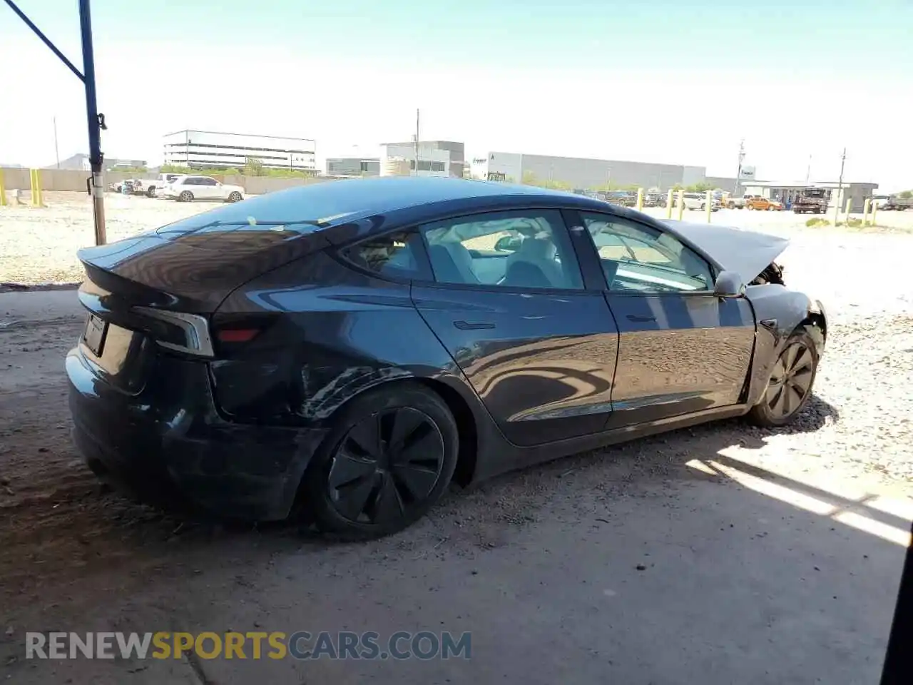 3 Photograph of a damaged car 5YJ3E1EA2SF981183 TESLA MODEL 3 2025