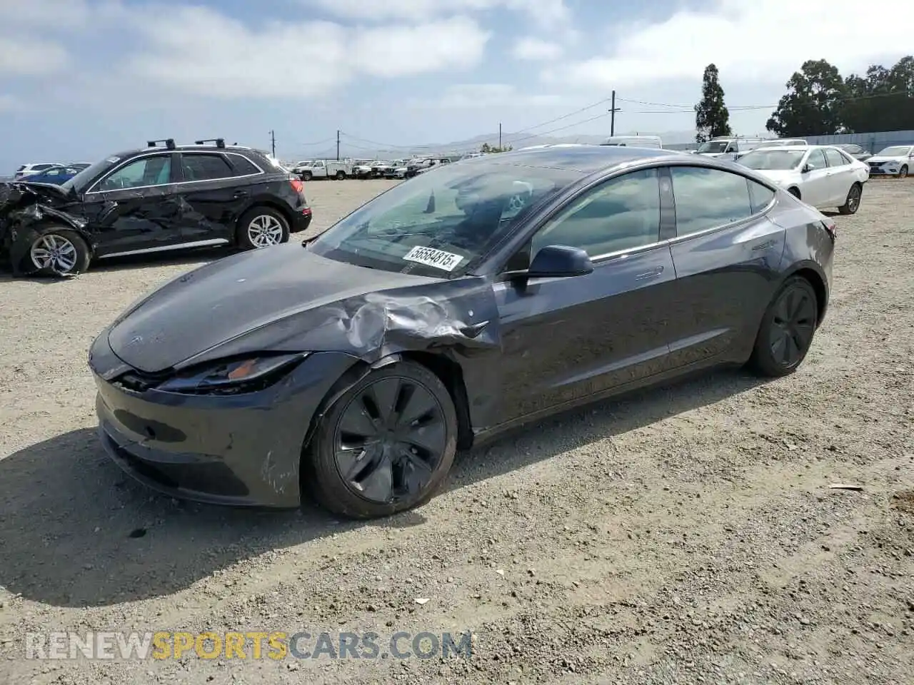 1 Photograph of a damaged car 5YJ3E1EA2SF988697 TESLA MODEL 3 2025