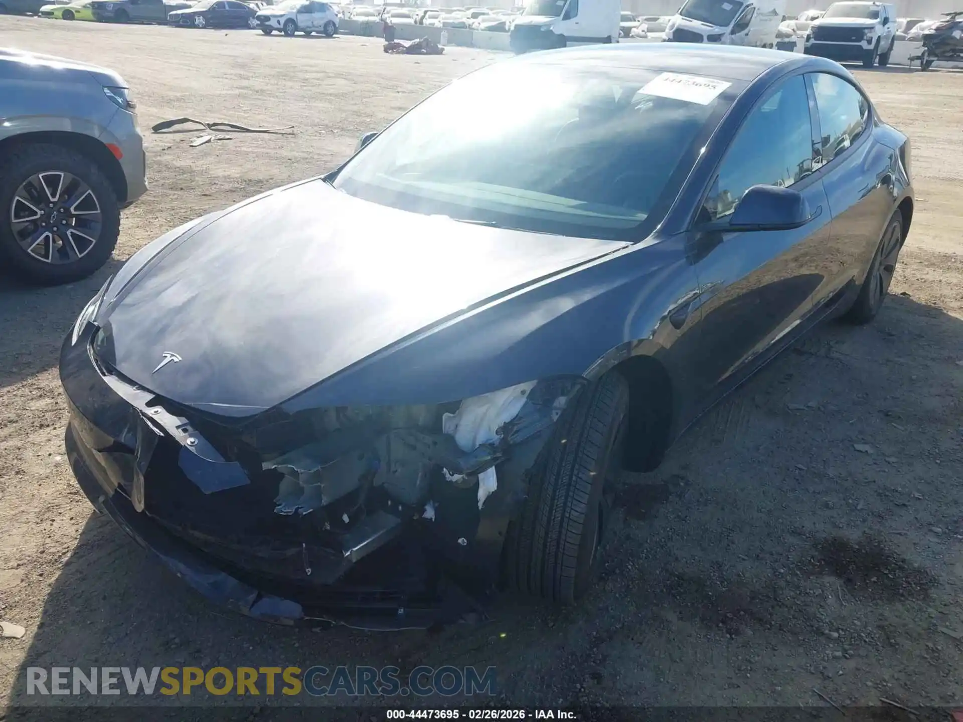 2 Photograph of a damaged car 5YJ3E1EA2SF998887 TESLA MODEL 3 2025