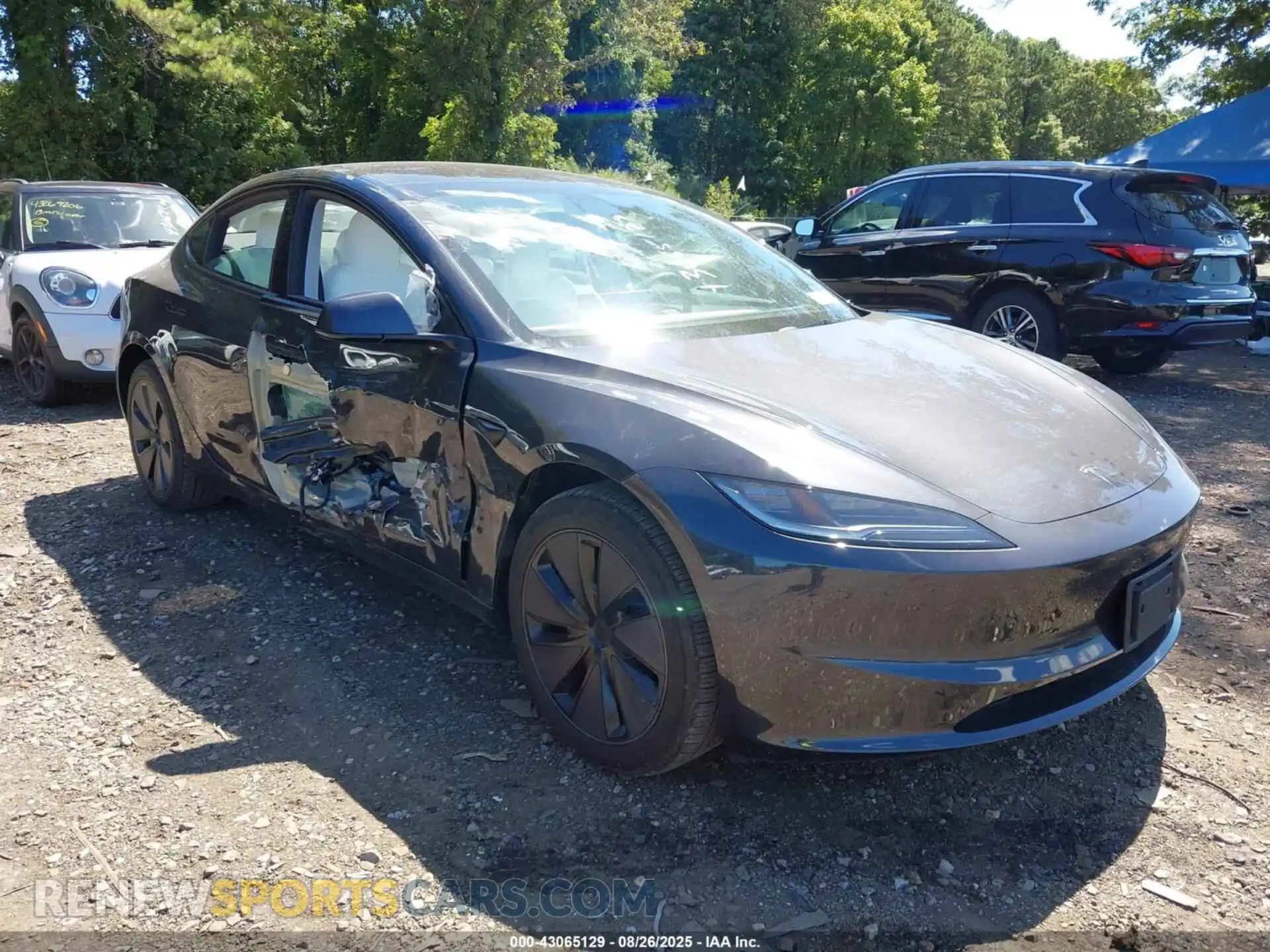 1 Photograph of a damaged car 5YJ3E1EA2SF999764 TESLA MODEL 3 2025
