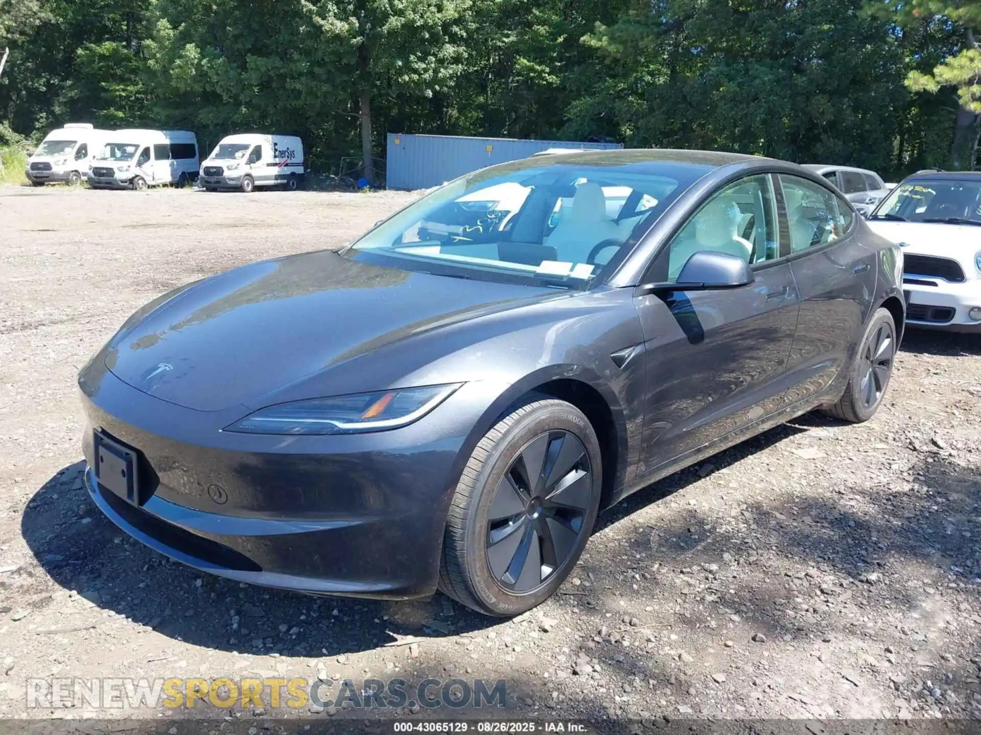 2 Photograph of a damaged car 5YJ3E1EA2SF999764 TESLA MODEL 3 2025