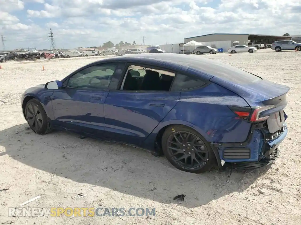 2 Photograph of a damaged car 5YJ3E1EA3SF017062 TESLA MODEL 3 2025