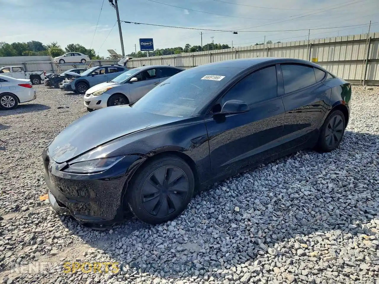 1 fotografías del automóvil dañado 5YJ3E1EA3SF042138 TESLA MODEL 3 2025