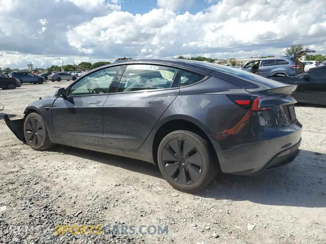 2 Photograph of a damaged car 5YJ3E1EA3SF050465 TESLA MODEL 3 2025