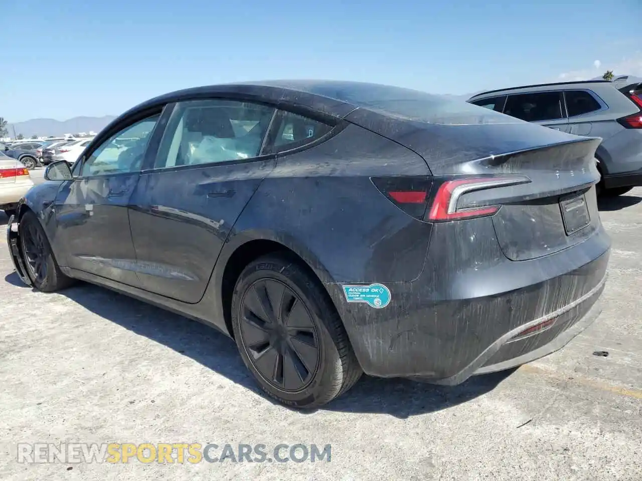 2 Photograph of a damaged car 5YJ3E1EA3SF891959 TESLA MODEL 3 2025