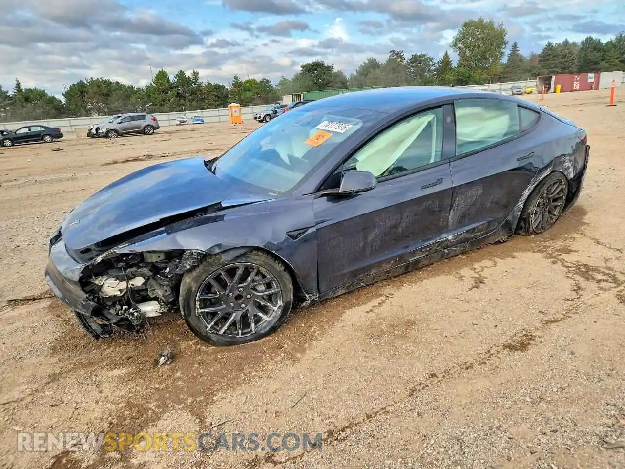 1 Фотография поврежденного автомобиля 5YJ3E1EA3SF917007 TESLA MODEL 3 2025