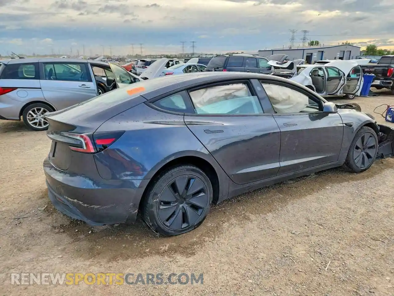 3 Фотография поврежденного автомобиля 5YJ3E1EA3SF917007 TESLA MODEL 3 2025