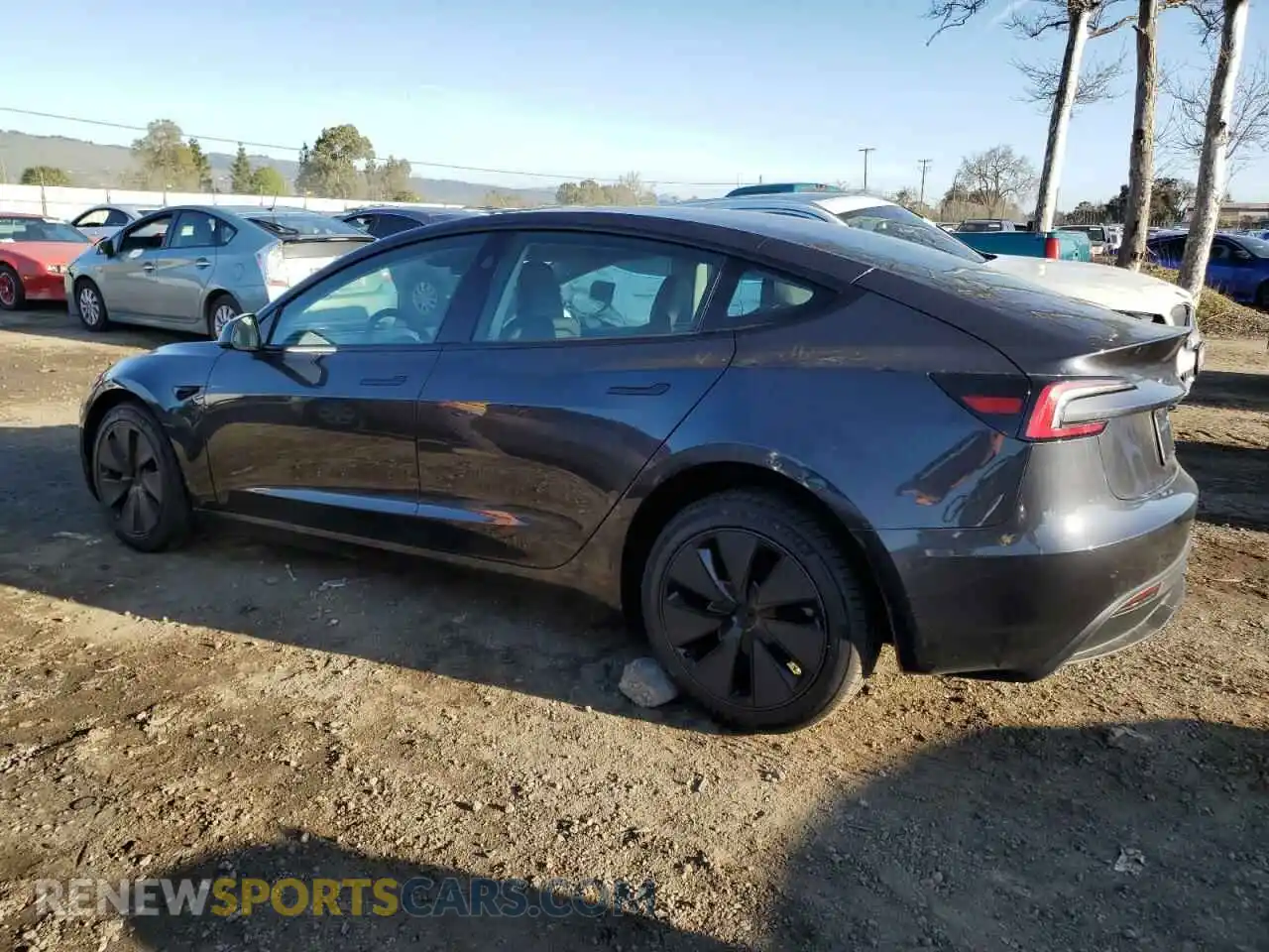 2 Photograph of a damaged car 5YJ3E1EA3SF919453 TESLA MODEL 3 2025