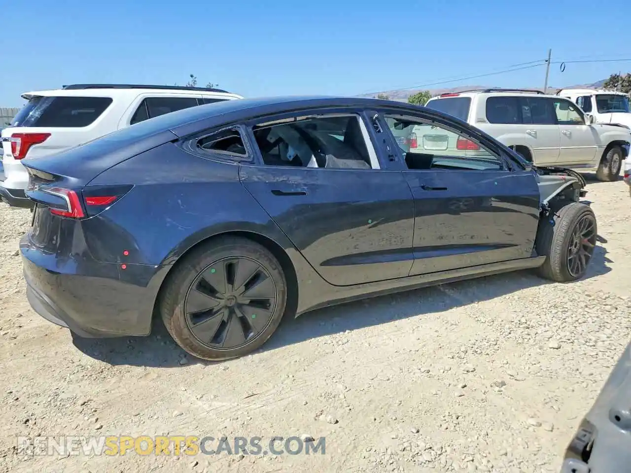3 Photograph of a damaged car 5YJ3E1EA3SF950959 TESLA MODEL 3 2025