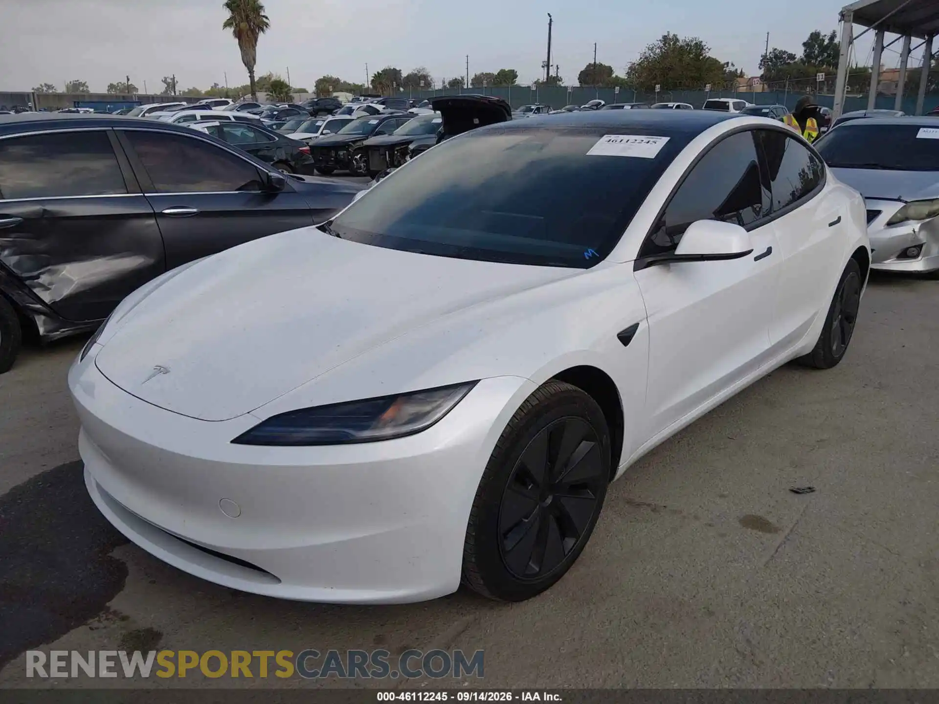 2 Фотография поврежденного автомобиля 5YJ3E1EA3SF991043 TESLA MODEL 3 2025