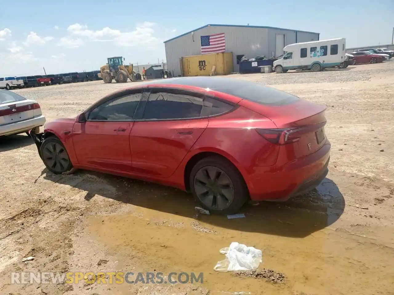2 Photograph of a damaged car 5YJ3E1EA3SF997148 TESLA MODEL 3 2025
