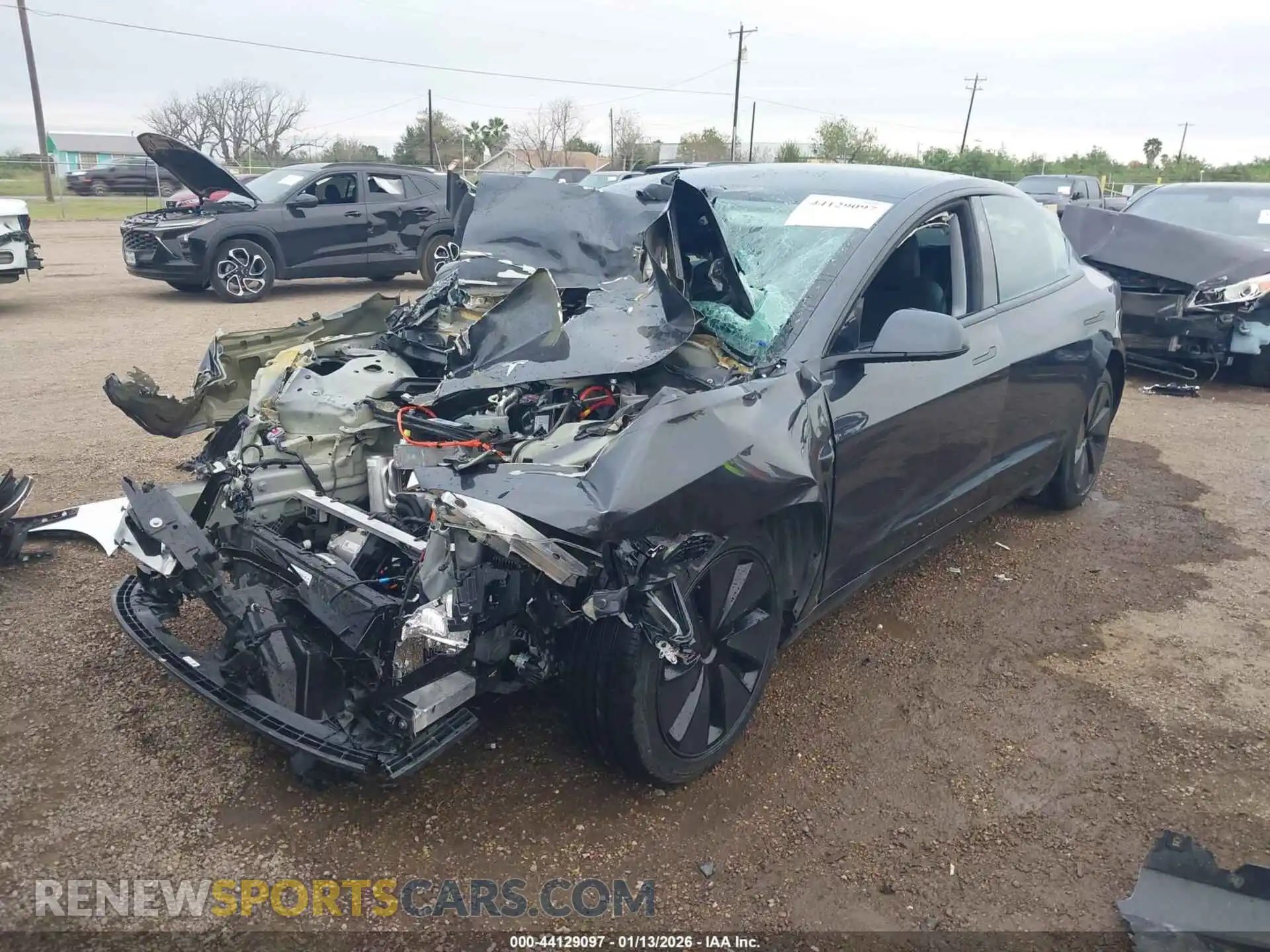 2 Photograph of a damaged car 5YJ3E1EA4SF011349 TESLA MODEL 3 2025