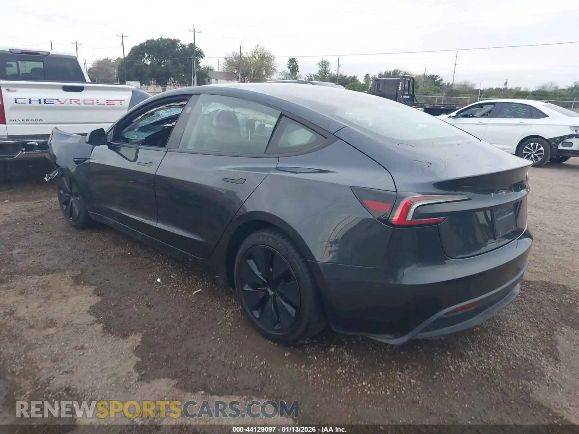 3 Photograph of a damaged car 5YJ3E1EA4SF011349 TESLA MODEL 3 2025
