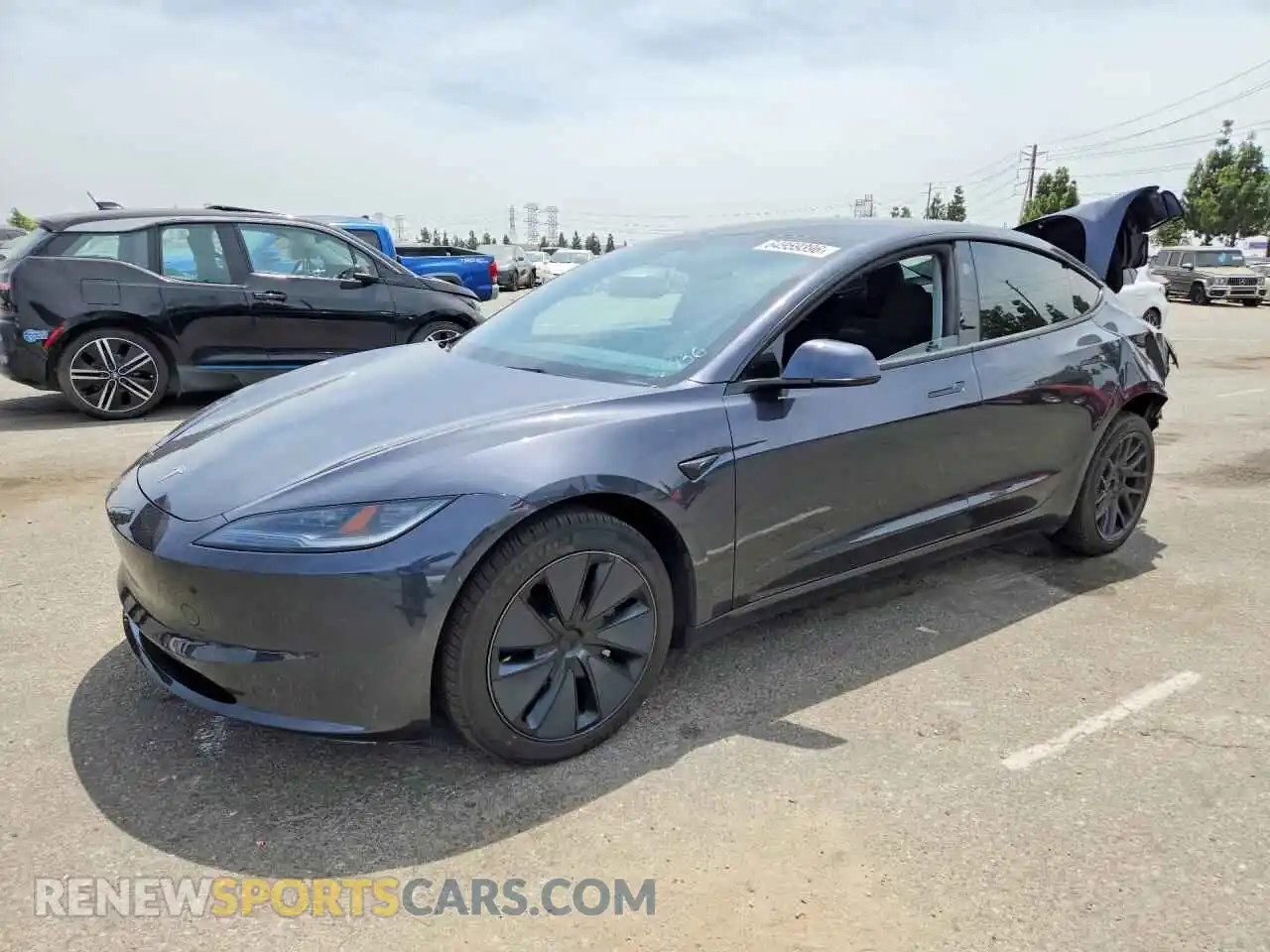 1 Photograph of a damaged car 5YJ3E1EA4SF043590 TESLA MODEL 3 2025