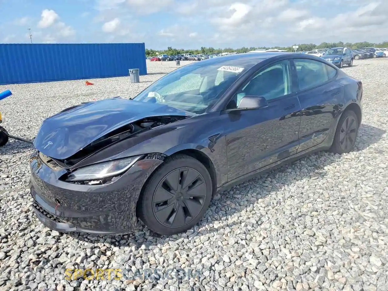 1 Photograph of a damaged car 5YJ3E1EA4SF936018 TESLA MODEL 3 2025