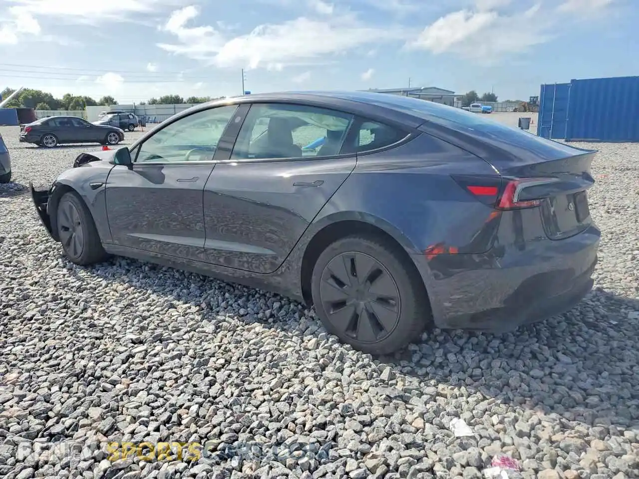 2 Photograph of a damaged car 5YJ3E1EA4SF936018 TESLA MODEL 3 2025