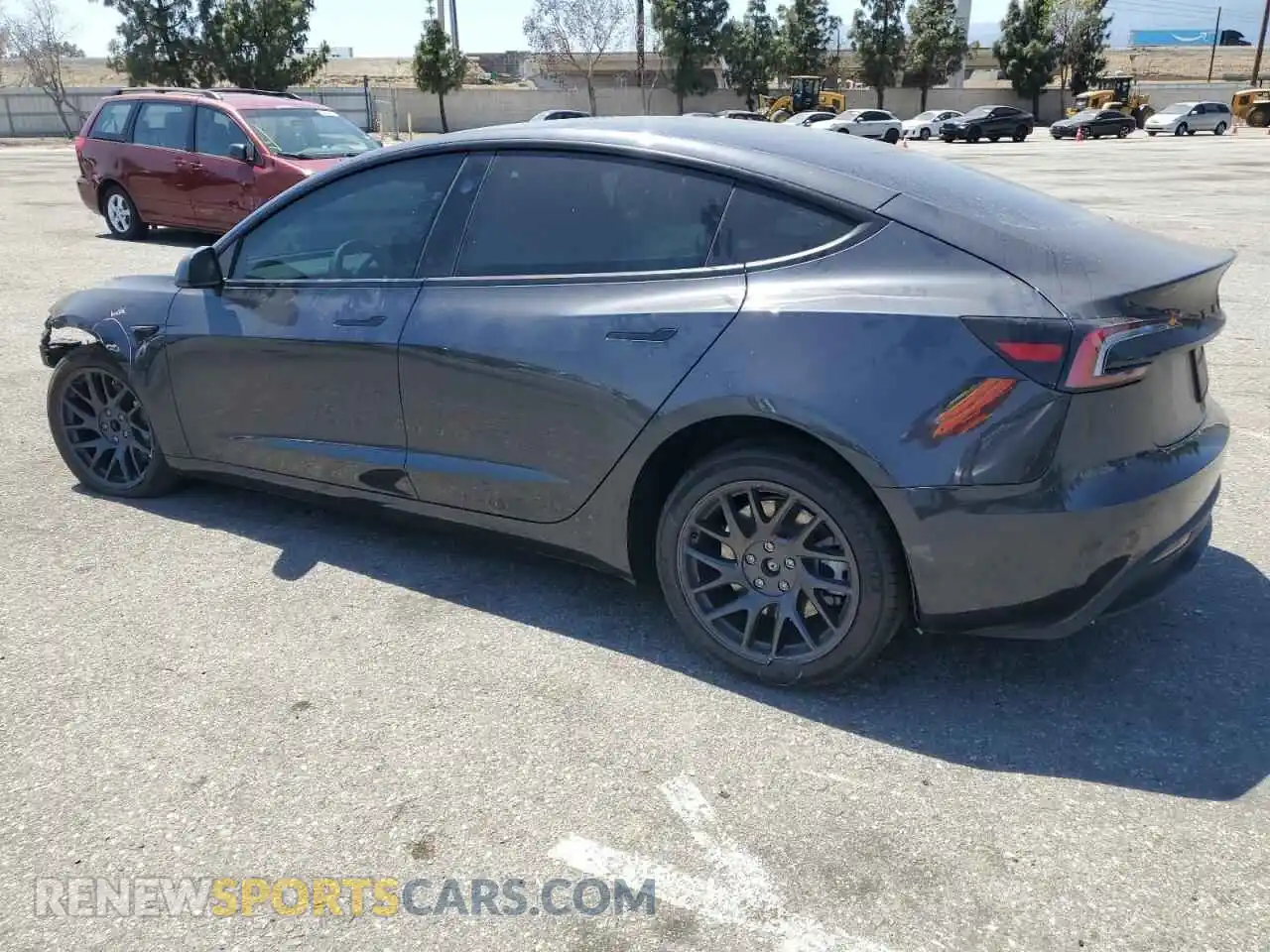 2 Photograph of a damaged car 5YJ3E1EA4SF938822 TESLA MODEL 3 2025