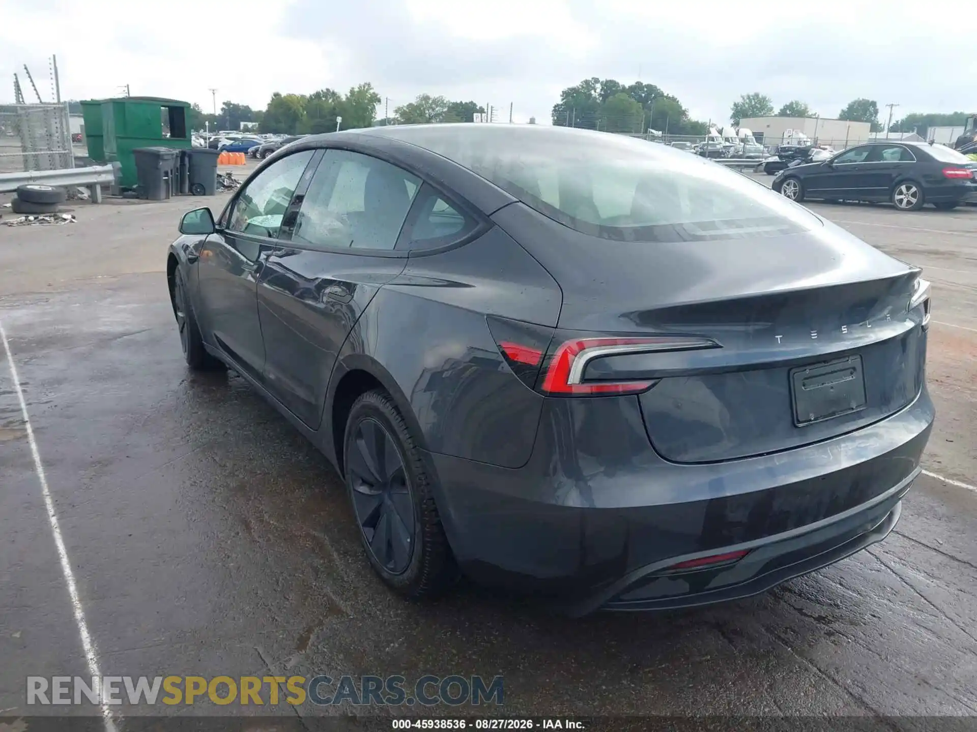 3 Photograph of a damaged car 5YJ3E1EA4SF967978 TESLA MODEL 3 2025