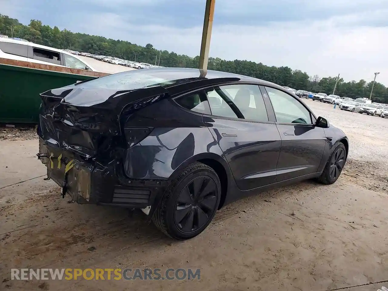 3 Photograph of a damaged car 5YJ3E1EA4SF981430 TESLA MODEL 3 2025
