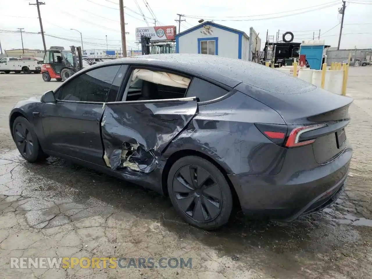 2 Photograph of a damaged car 5YJ3E1EA4SF982965 TESLA MODEL 3 2025