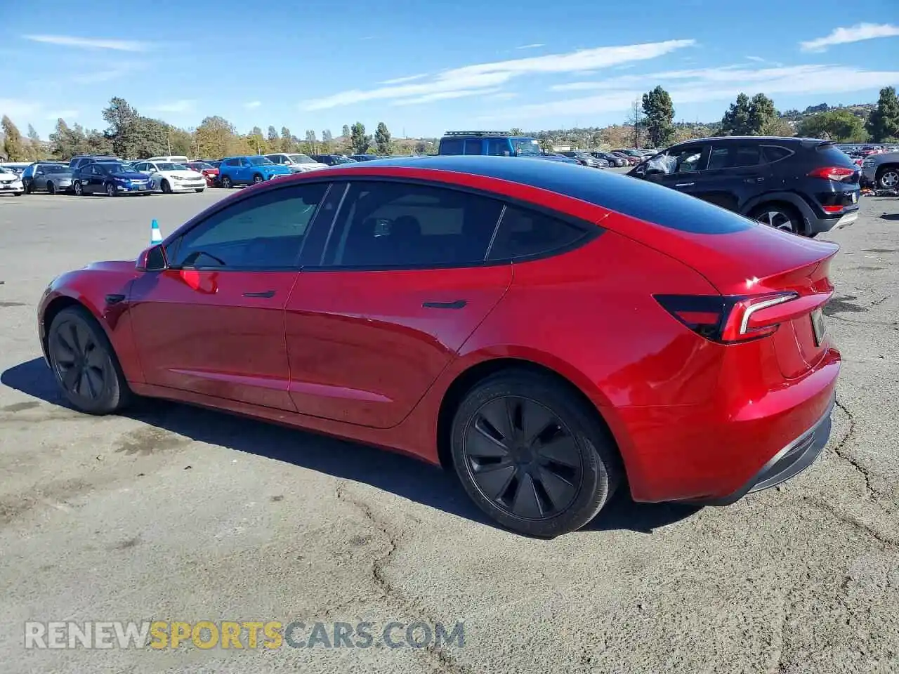 2 Photograph of a damaged car 5YJ3E1EA5SF062066 TESLA MODEL 3 2025