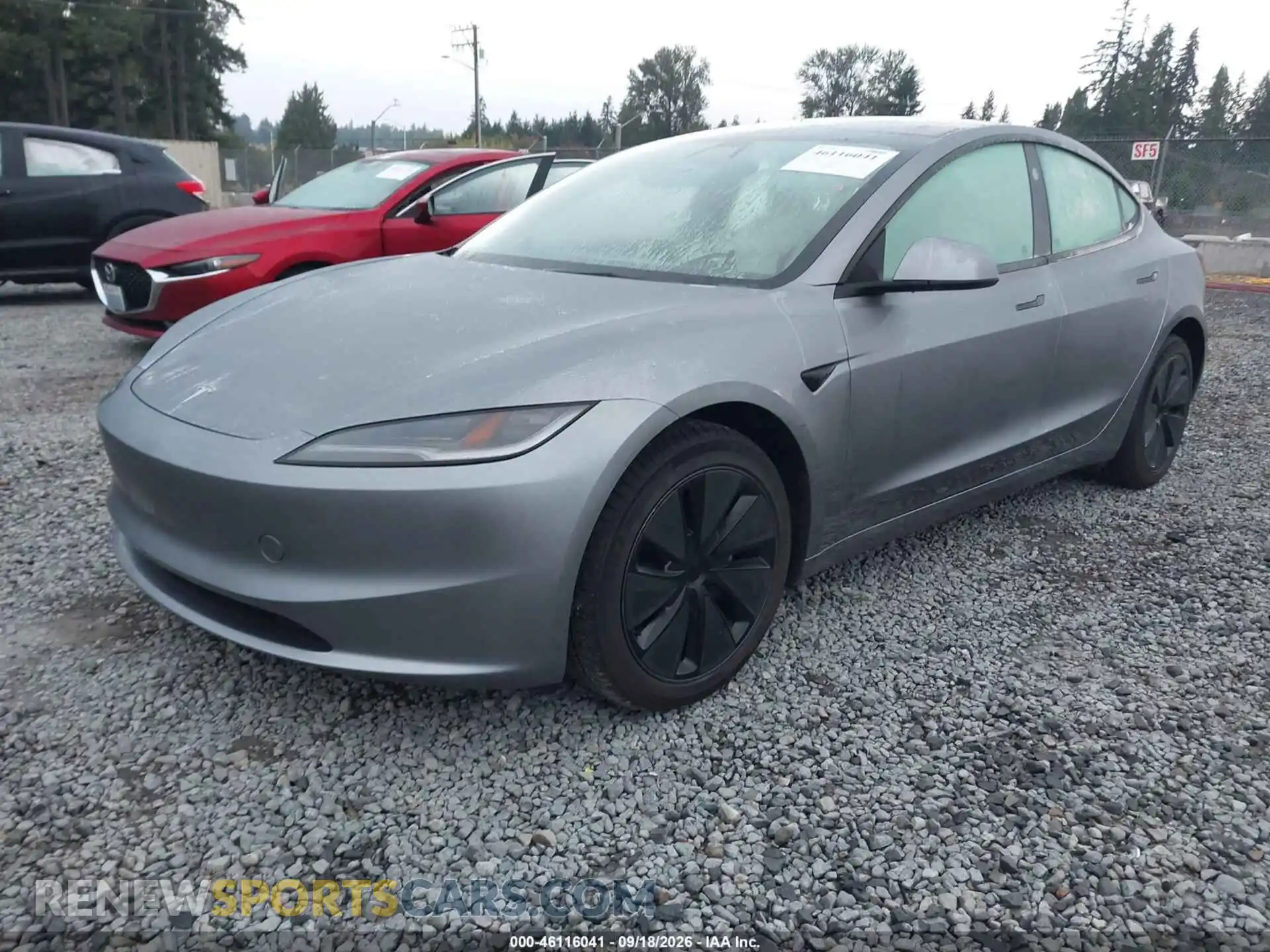 2 Photograph of a damaged car 5YJ3E1EA5SF063377 TESLA MODEL 3 2025