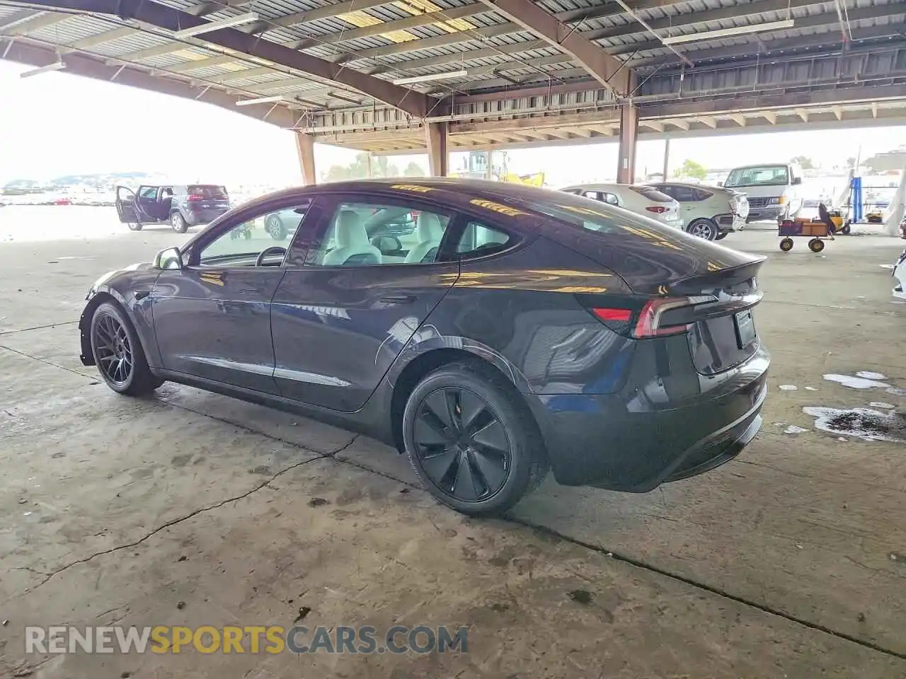 2 Photograph of a damaged car 5YJ3E1EA5SF081099 TESLA MODEL 3 2025