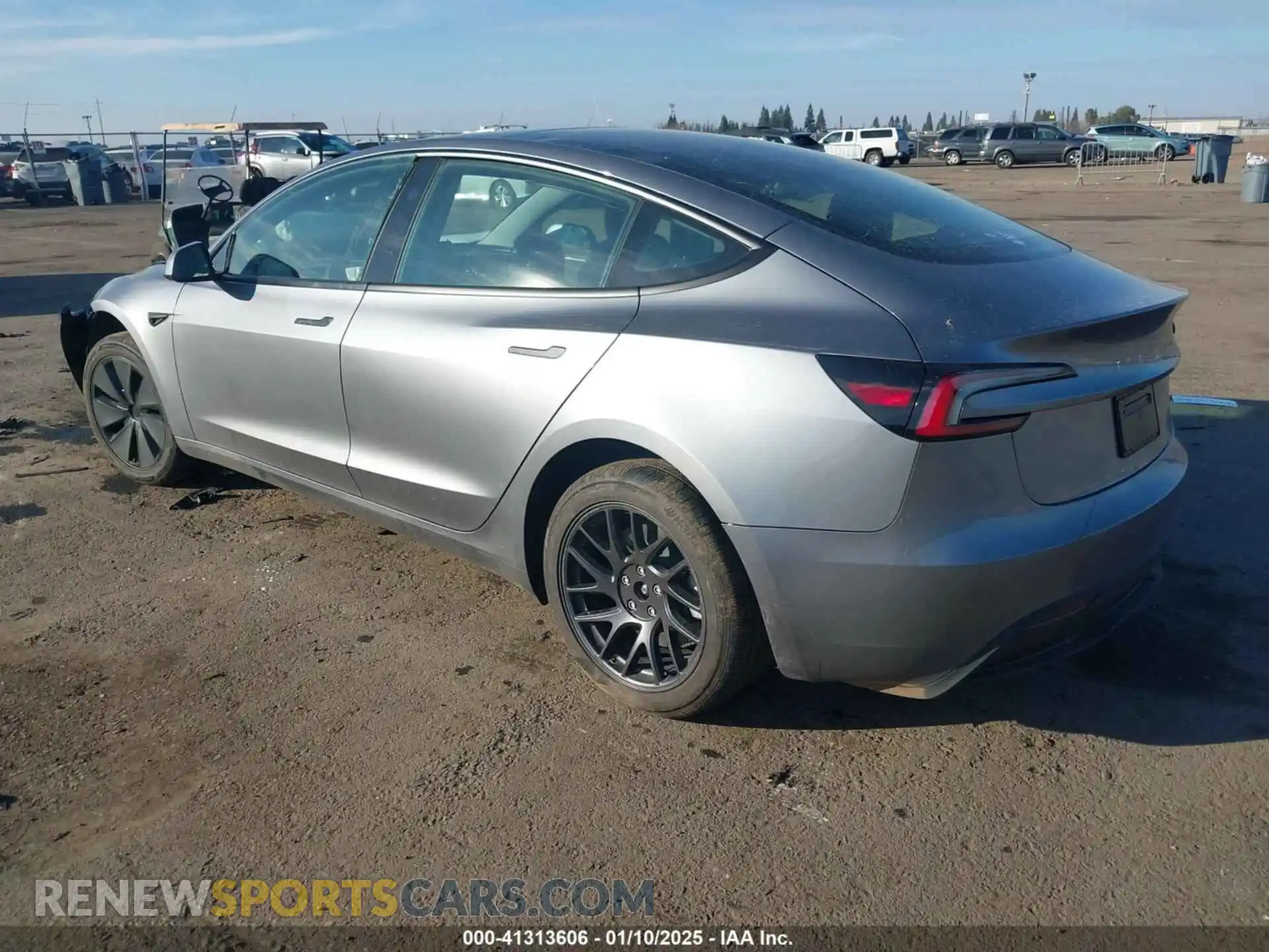 3 Photograph of a damaged car 5YJ3E1EA5SF886262 TESLA MODEL 3 2025