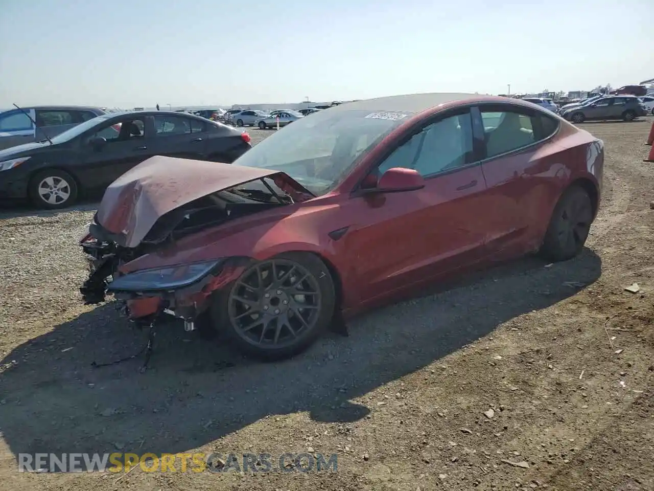 1 Photograph of a damaged car 5YJ3E1EA5SF913301 TESLA MODEL 3 2025