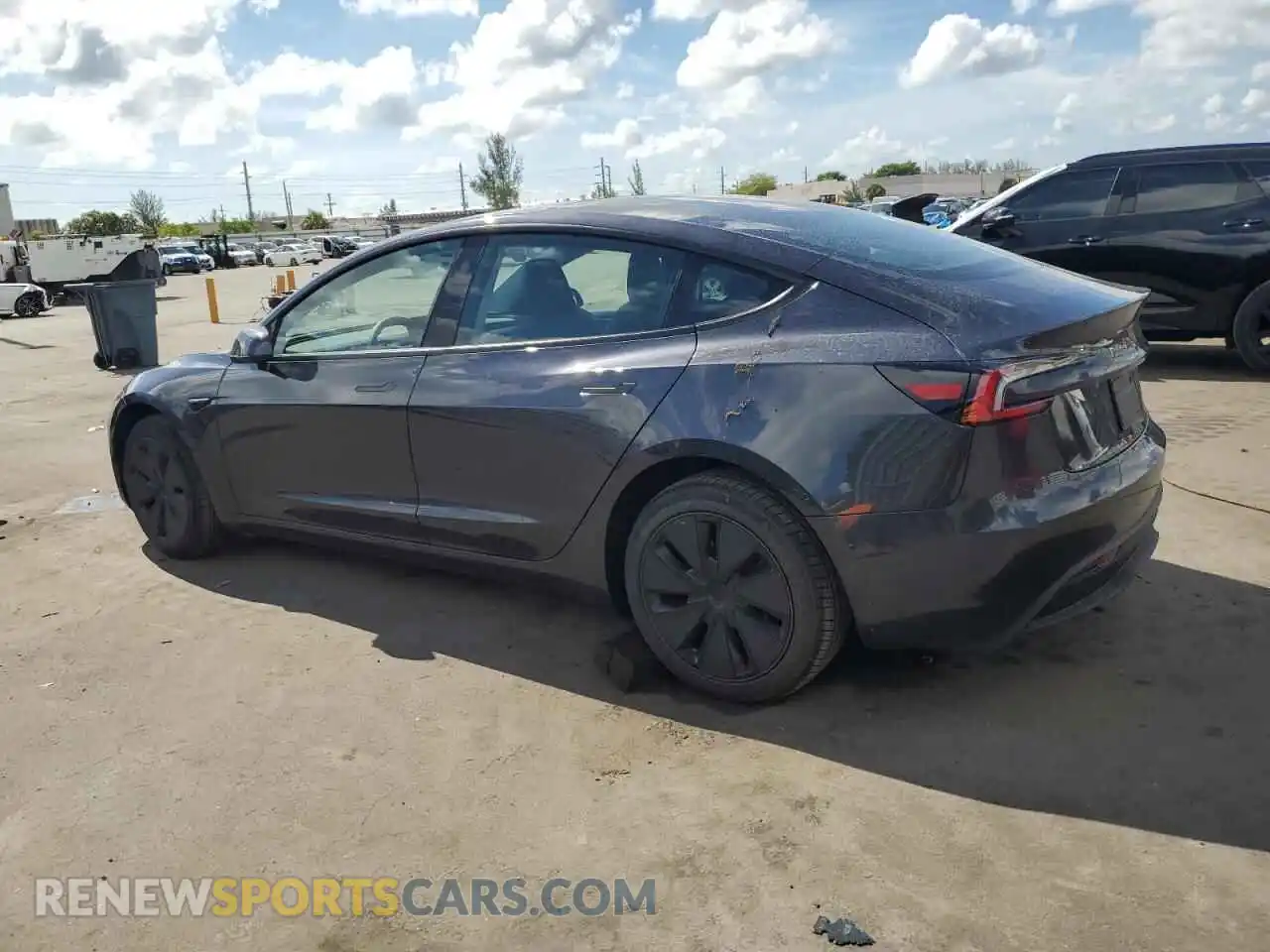 2 Photograph of a damaged car 5YJ3E1EA5SF987625 TESLA MODEL 3 2025